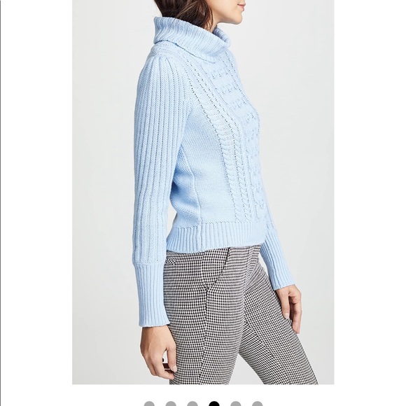 Bop Basics Shopbop Cable Knit Turtleneck - Picture 3 of 7